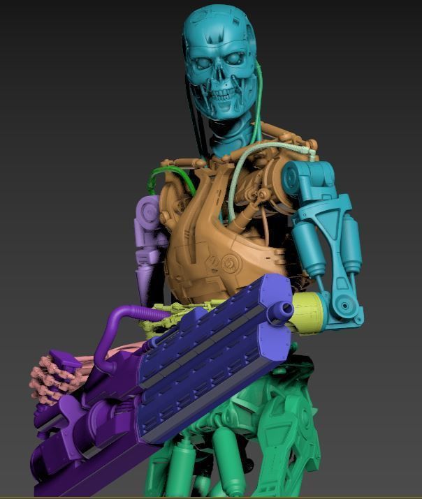 THE TERMINATOR T-800 3D print model_3