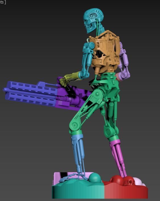 THE TERMINATOR T-800 3D print model_24