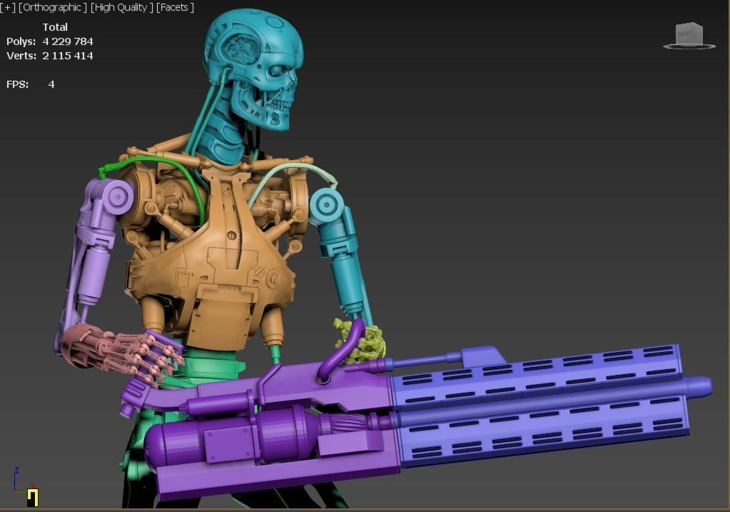 THE TERMINATOR T-800 3D print model_6