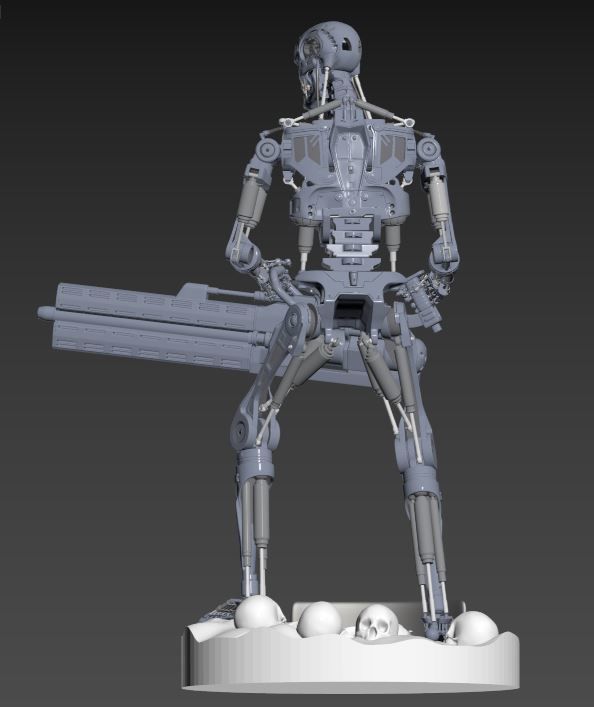THE TERMINATOR T-800 3D print model_17