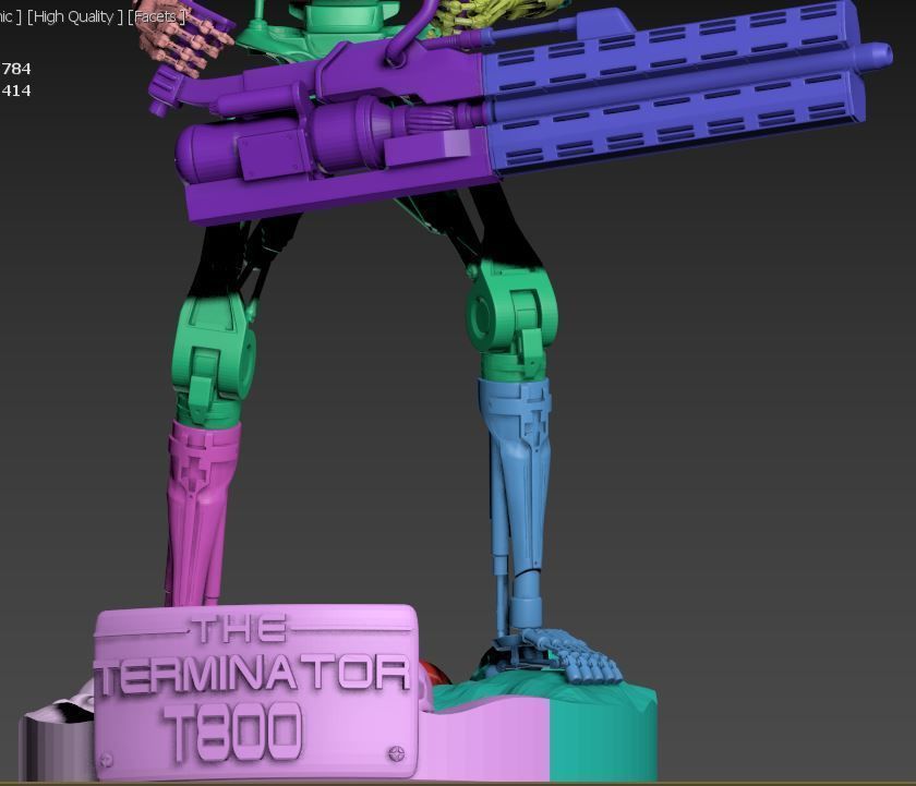 THE TERMINATOR T-800 3D print model_19