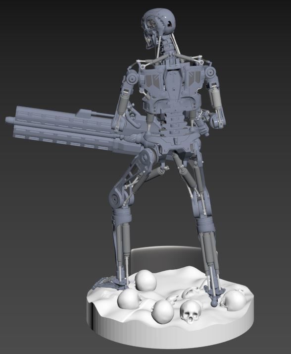 THE TERMINATOR T-800 3D print model_10