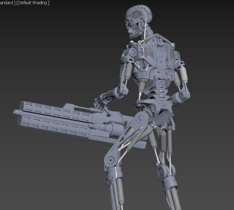 THE TERMINATOR T-800 3D print model_12