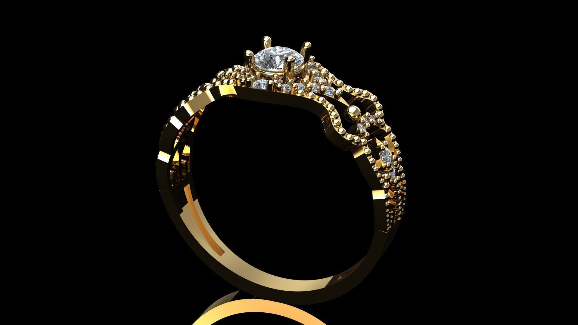 ring f78 3D print model_4