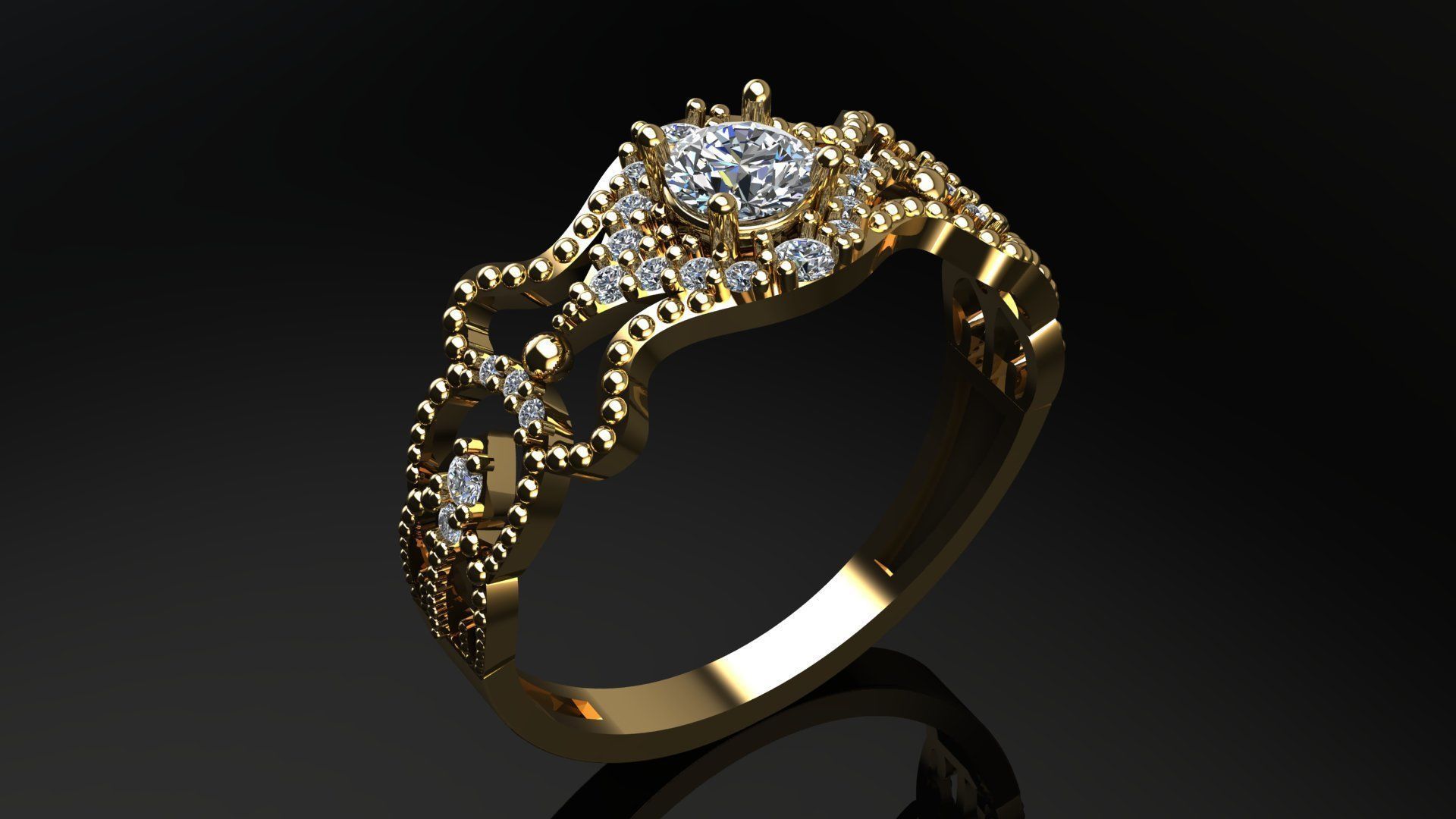ring f78 3D print model_3