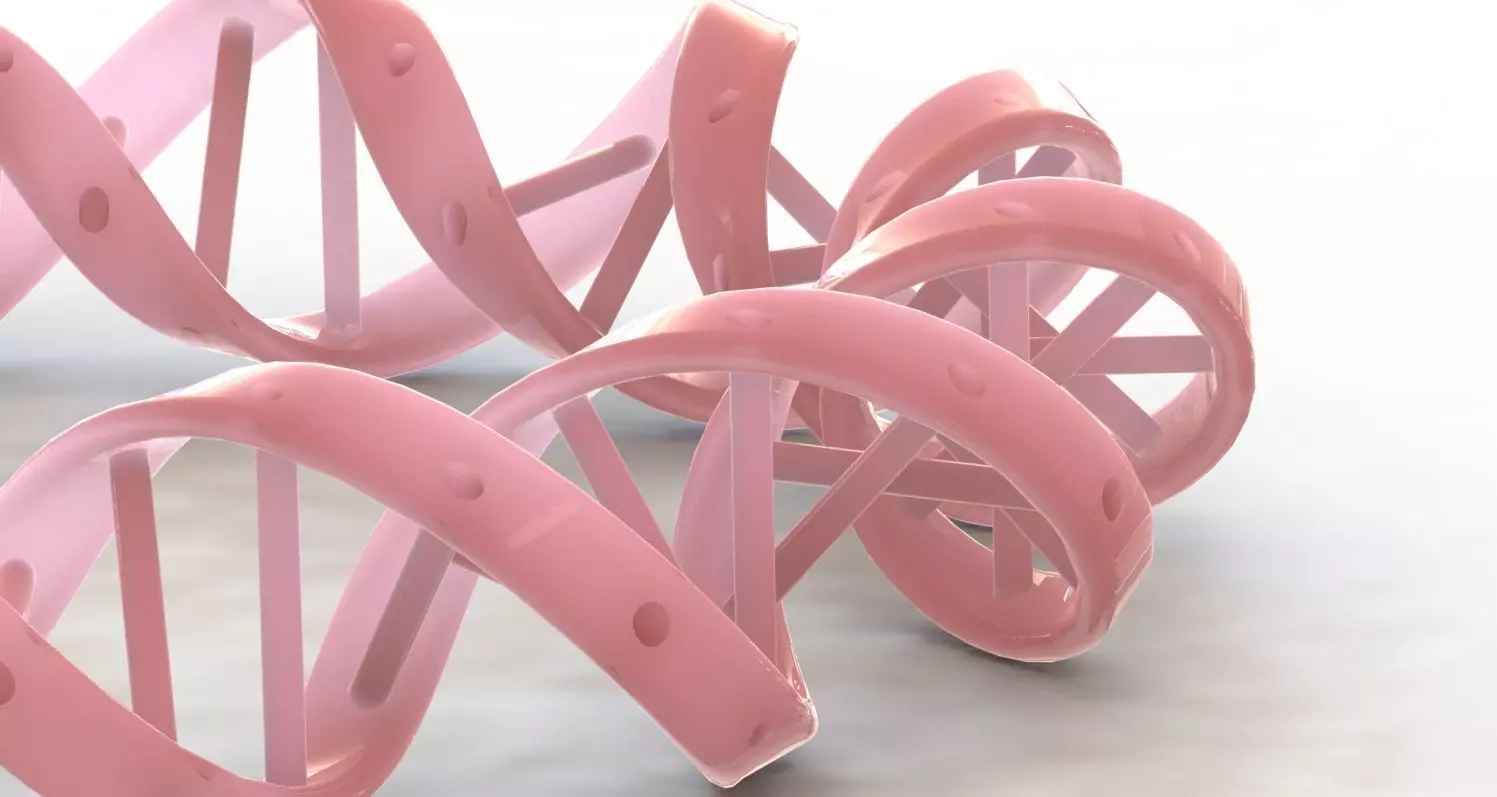 DNA Bracelet 3D print model