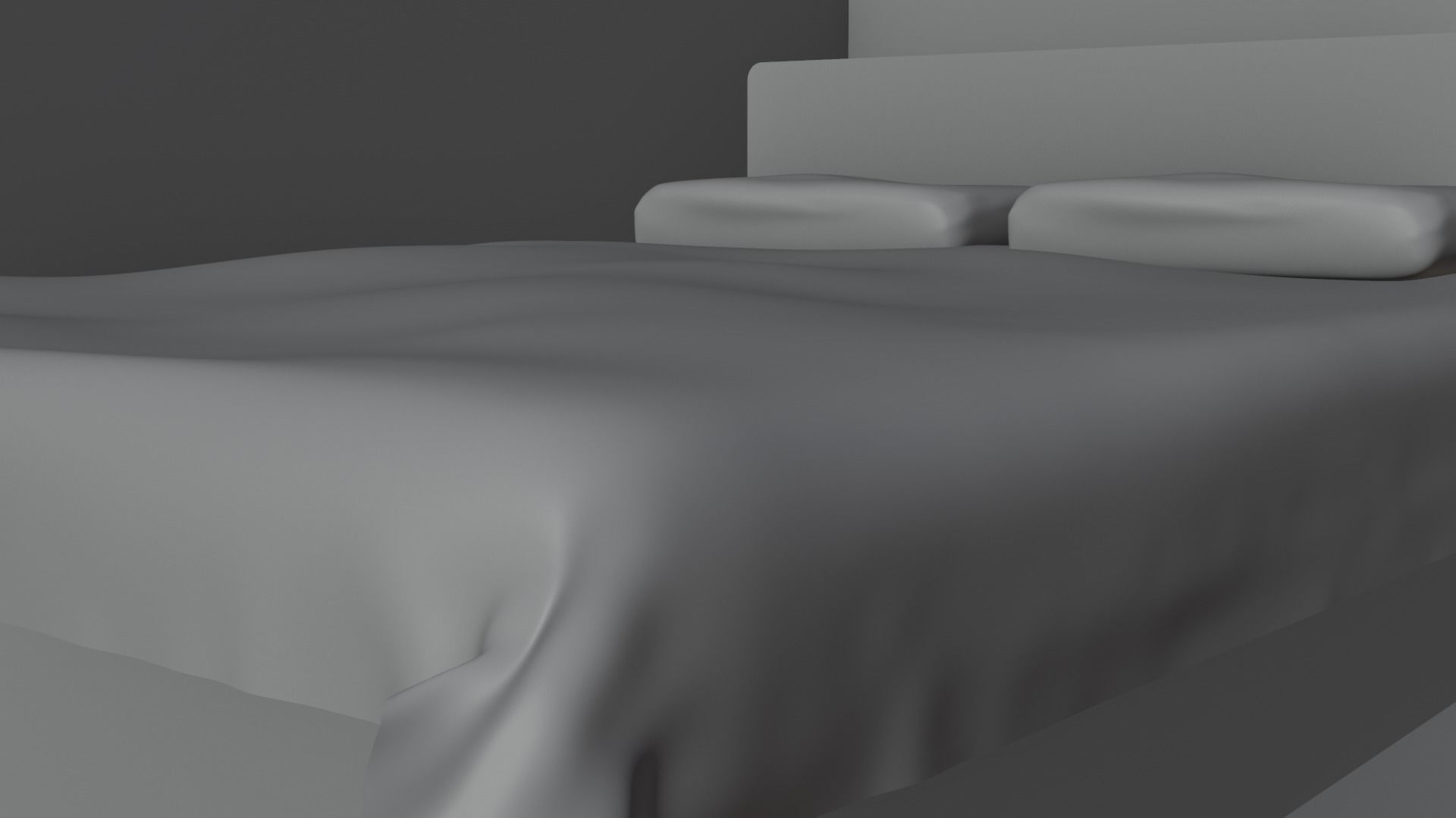3D Bed free download bed with planket and pillow free 3D model CGTrader