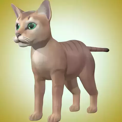 Cartoon Stylized Cat