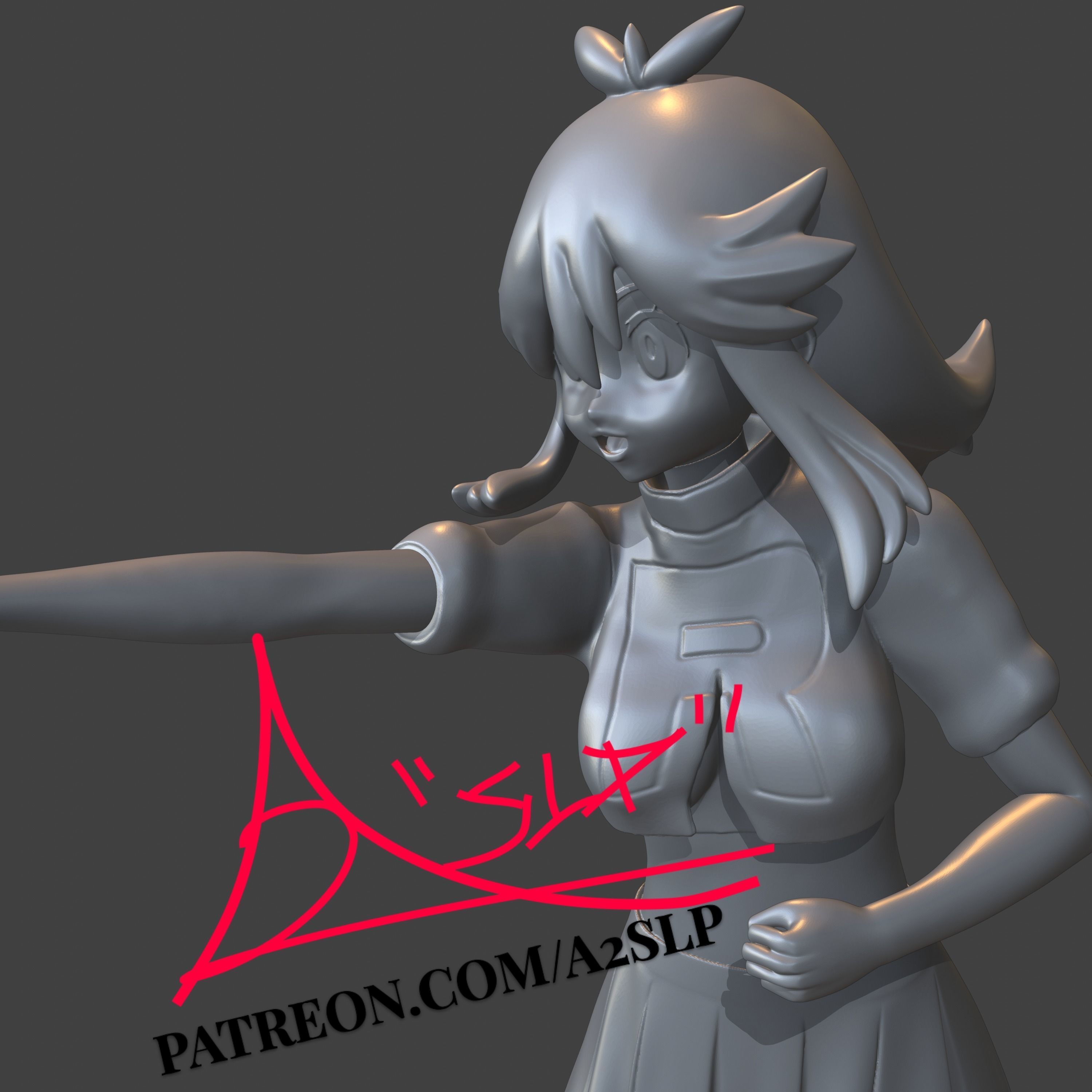 GREEN WITH BULBASAUR 2IN1 ROCKET and BASIC 3D print model_7