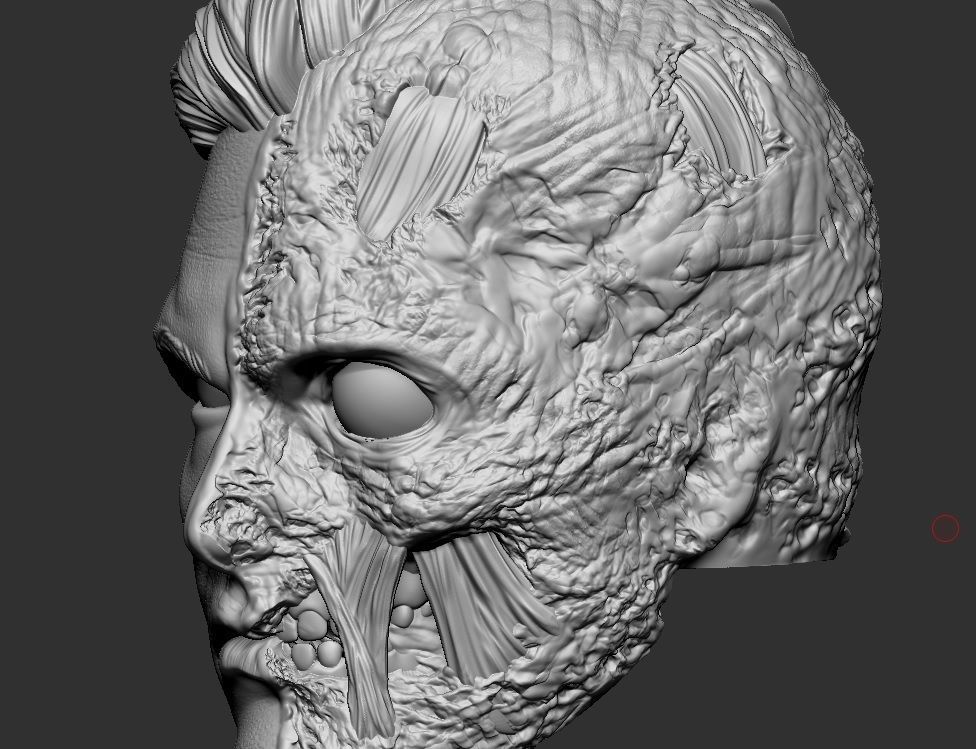 Harvey Dent Two-Face - Headsculpt for Action Figures 3D print model_10