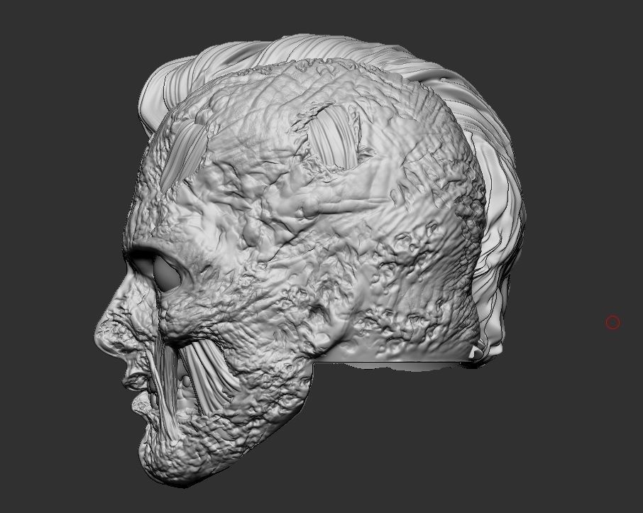 Harvey Dent Two-Face - Headsculpt for Action Figures 3D print model_6