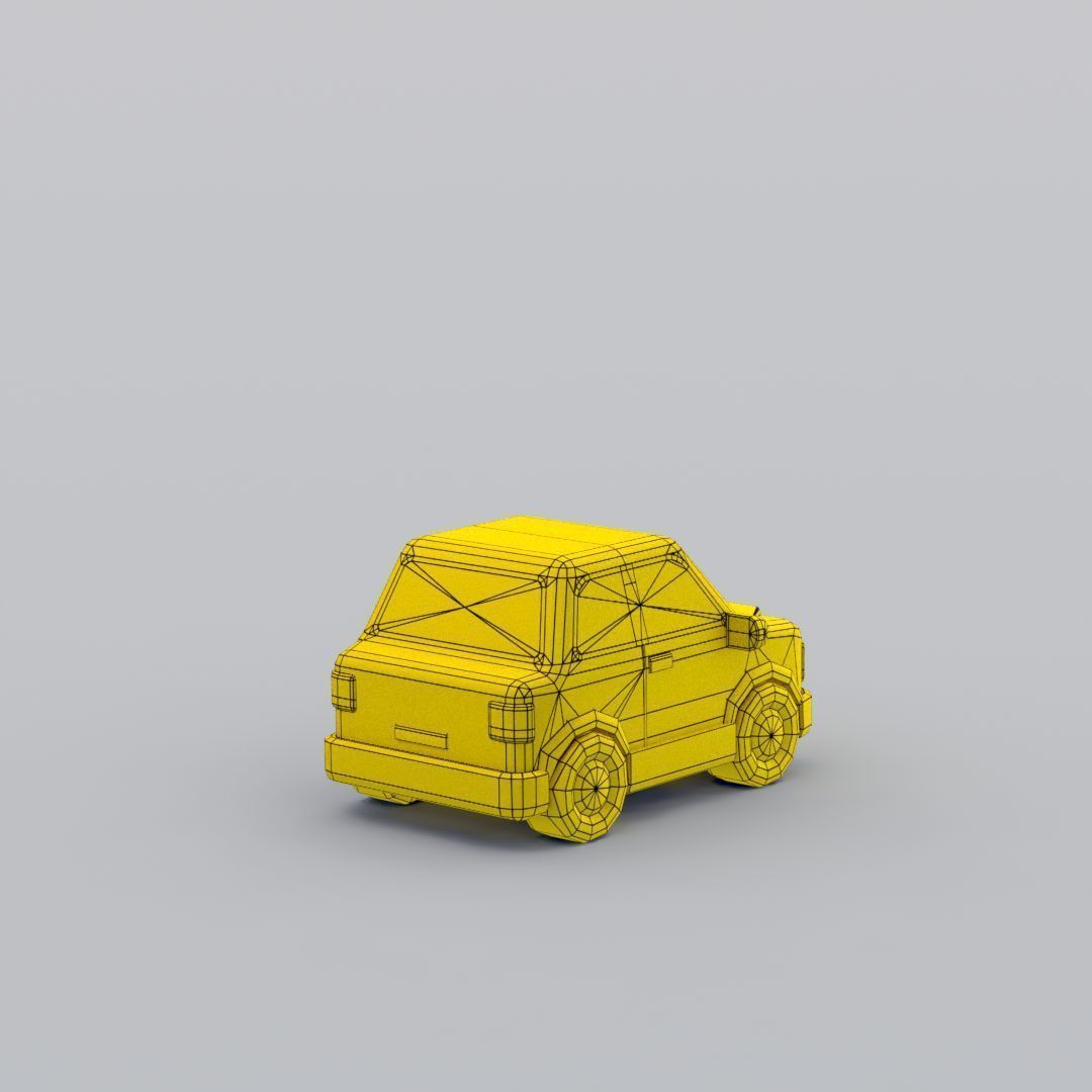 33 Cartoon City Vehicles Pack Low-poly 3D model_38