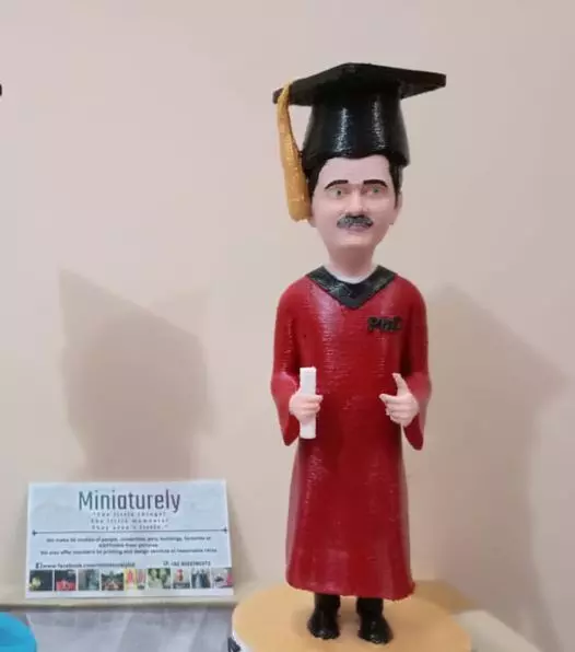 PhD Graduate 3D print model_0