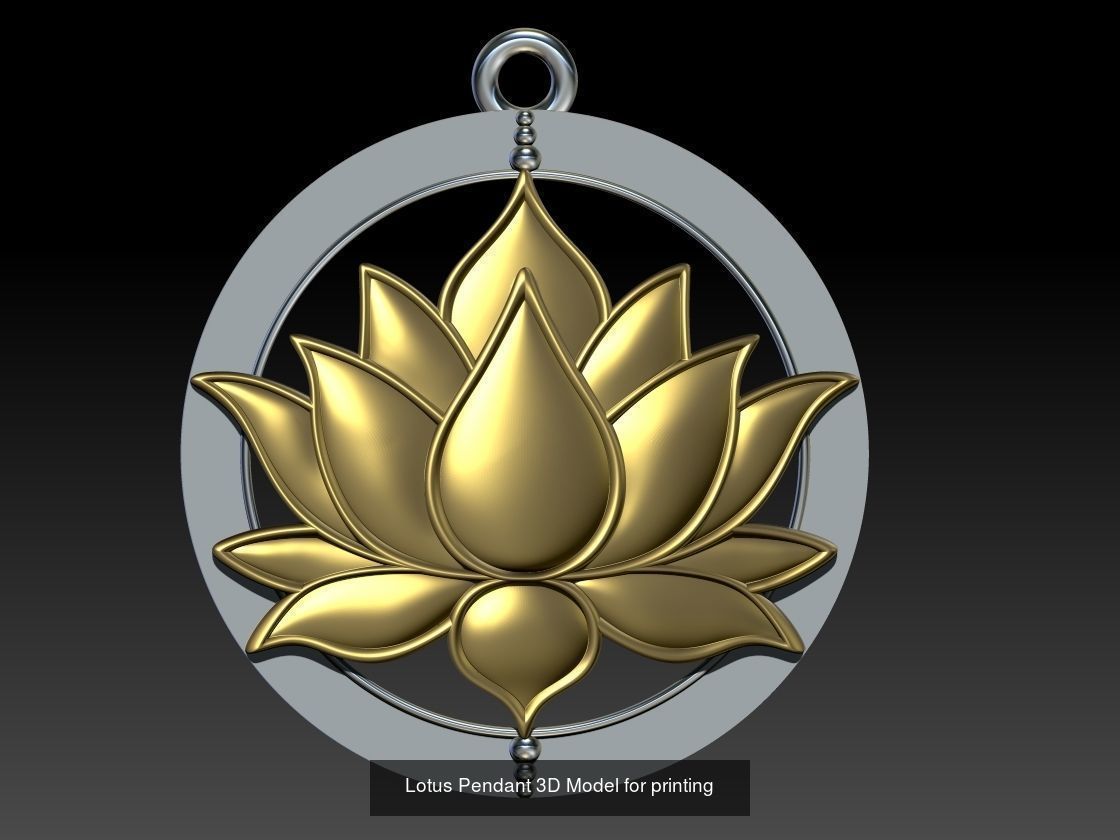 OM pendant set 3D Model Collection_12