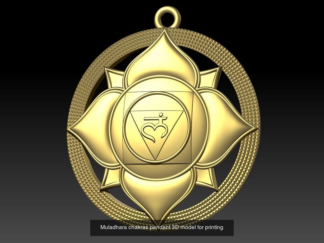 OM pendant set 3D Model Collection_13