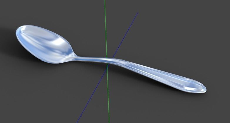 Basic Spoon 3D model_16