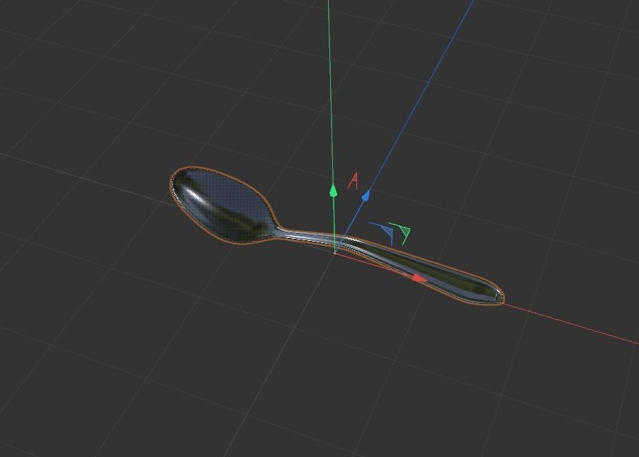 Basic Spoon 3D model_1
