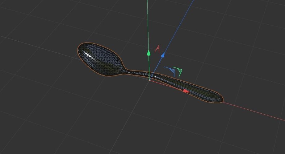 Basic Spoon 3D model_2