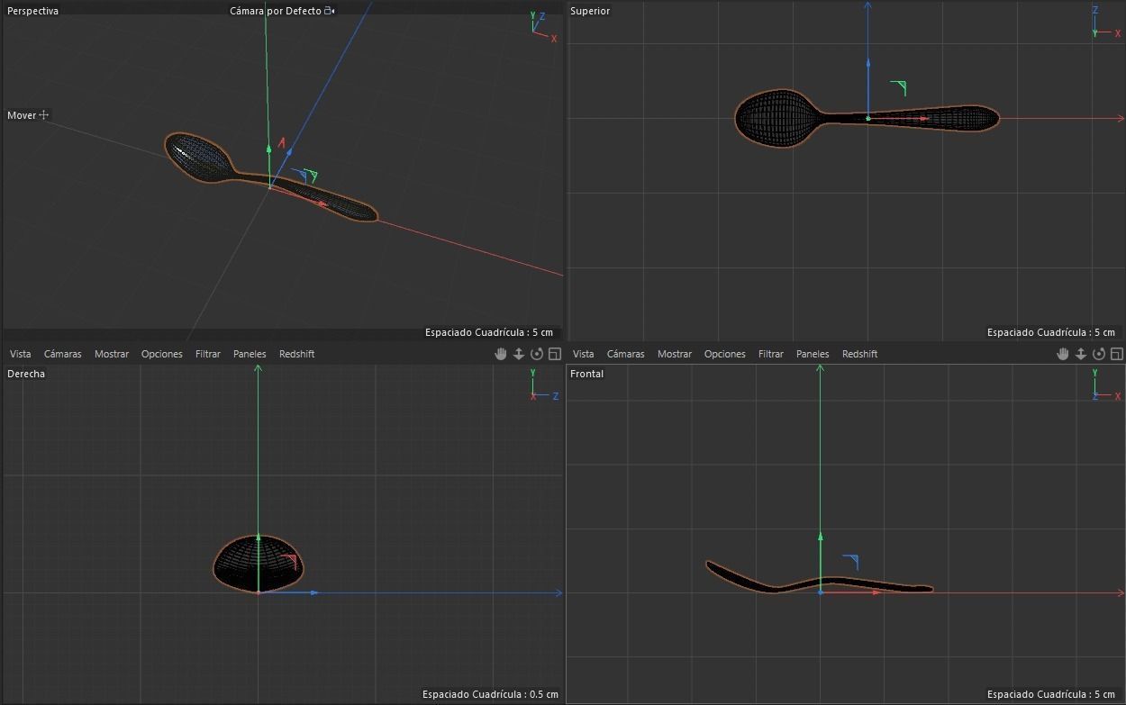 Basic Spoon 3D model_4