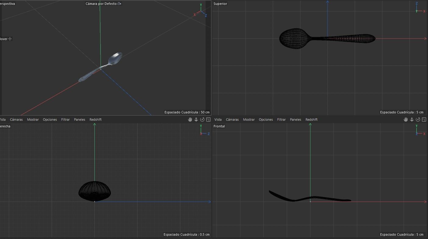 Basic Spoon 3D model_8