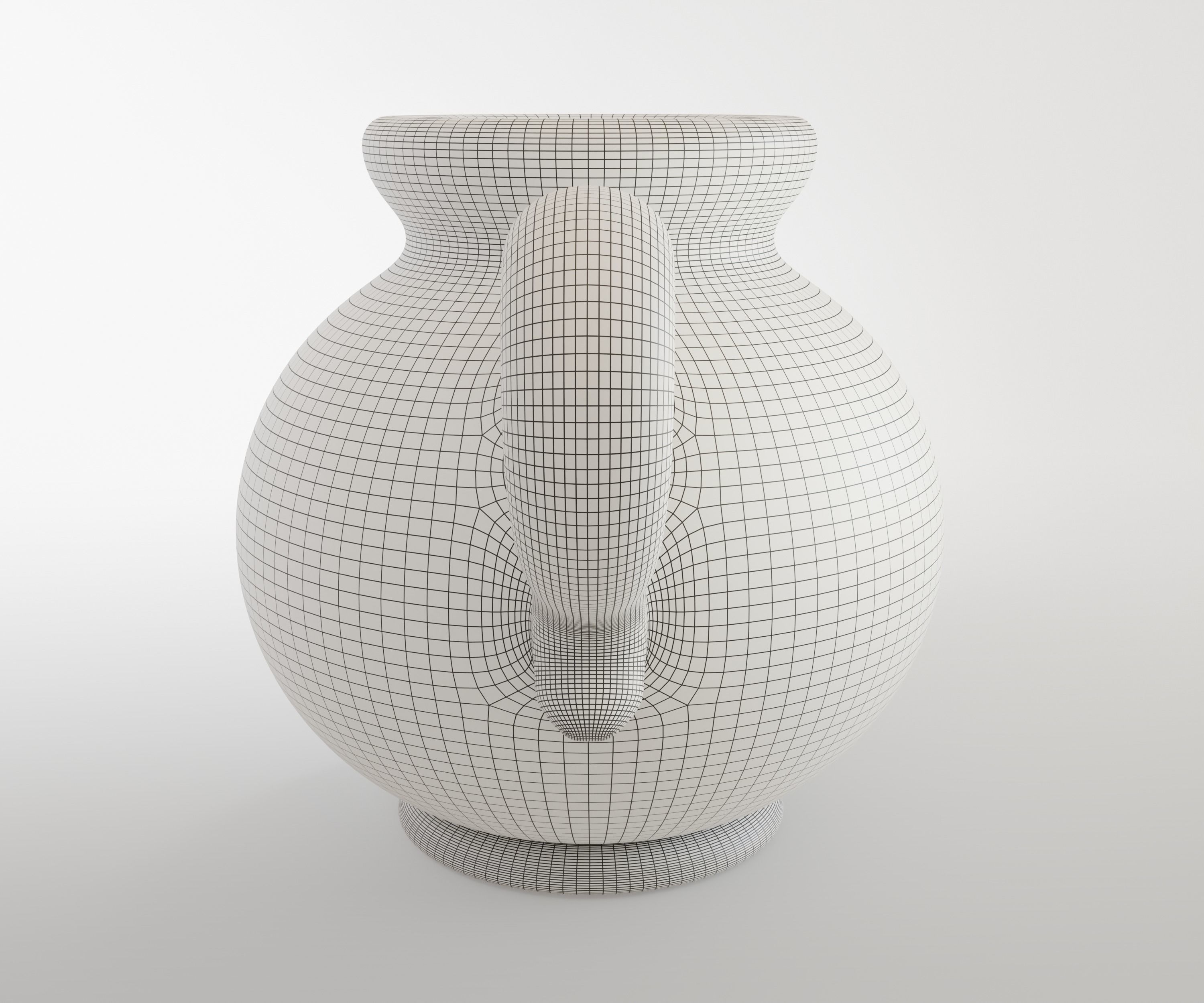 Jarrito V2 - Clay Jug 3D model_7