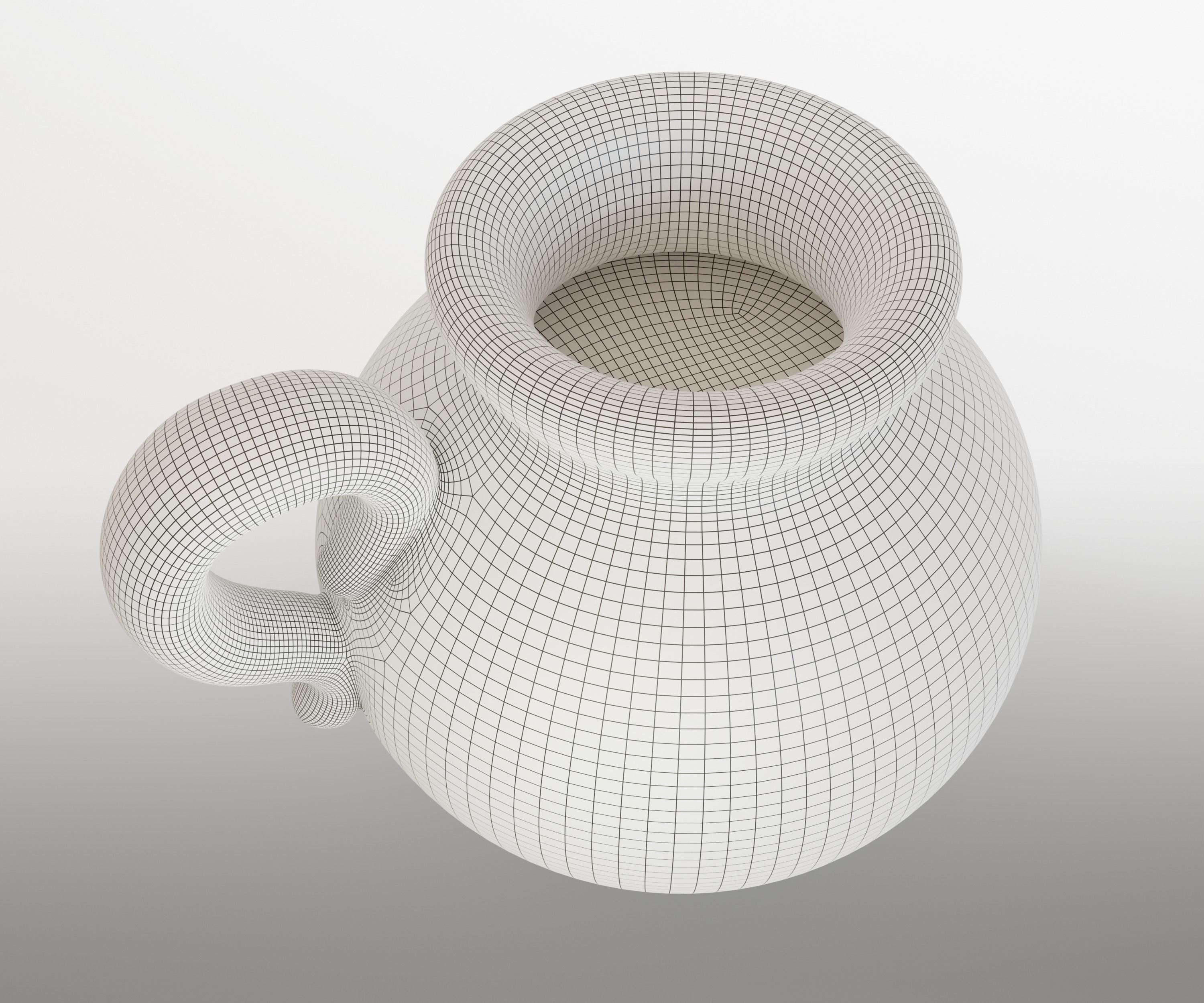 Jarrito V2 - Clay Jug 3D model_6