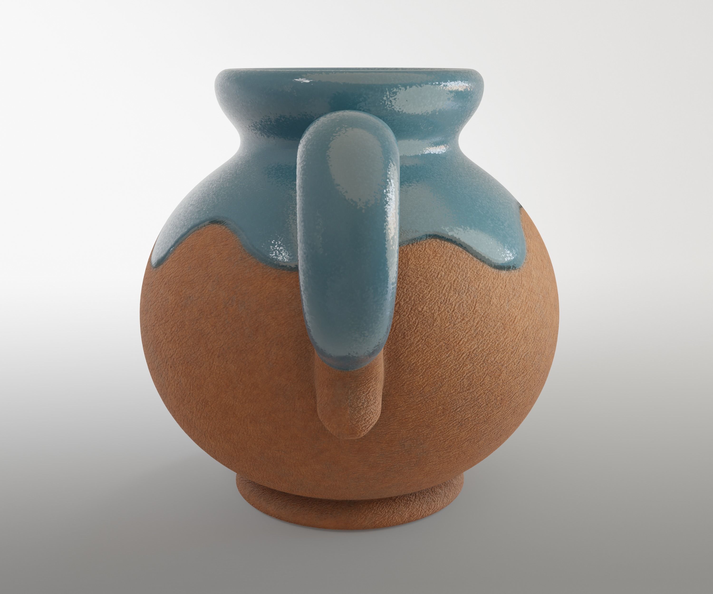 Jarrito V2 - Clay Jug 3D model_4