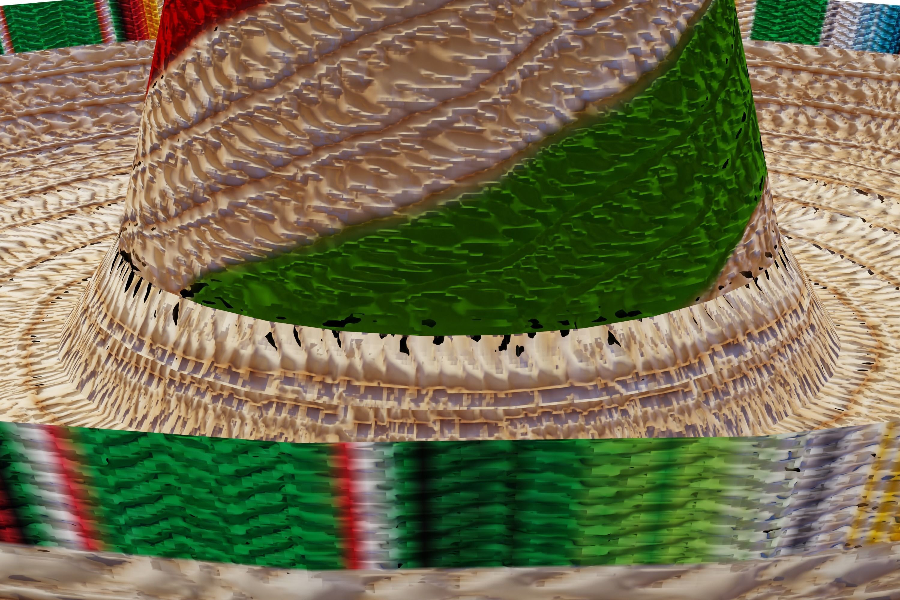Mexican Hat 3D model_4