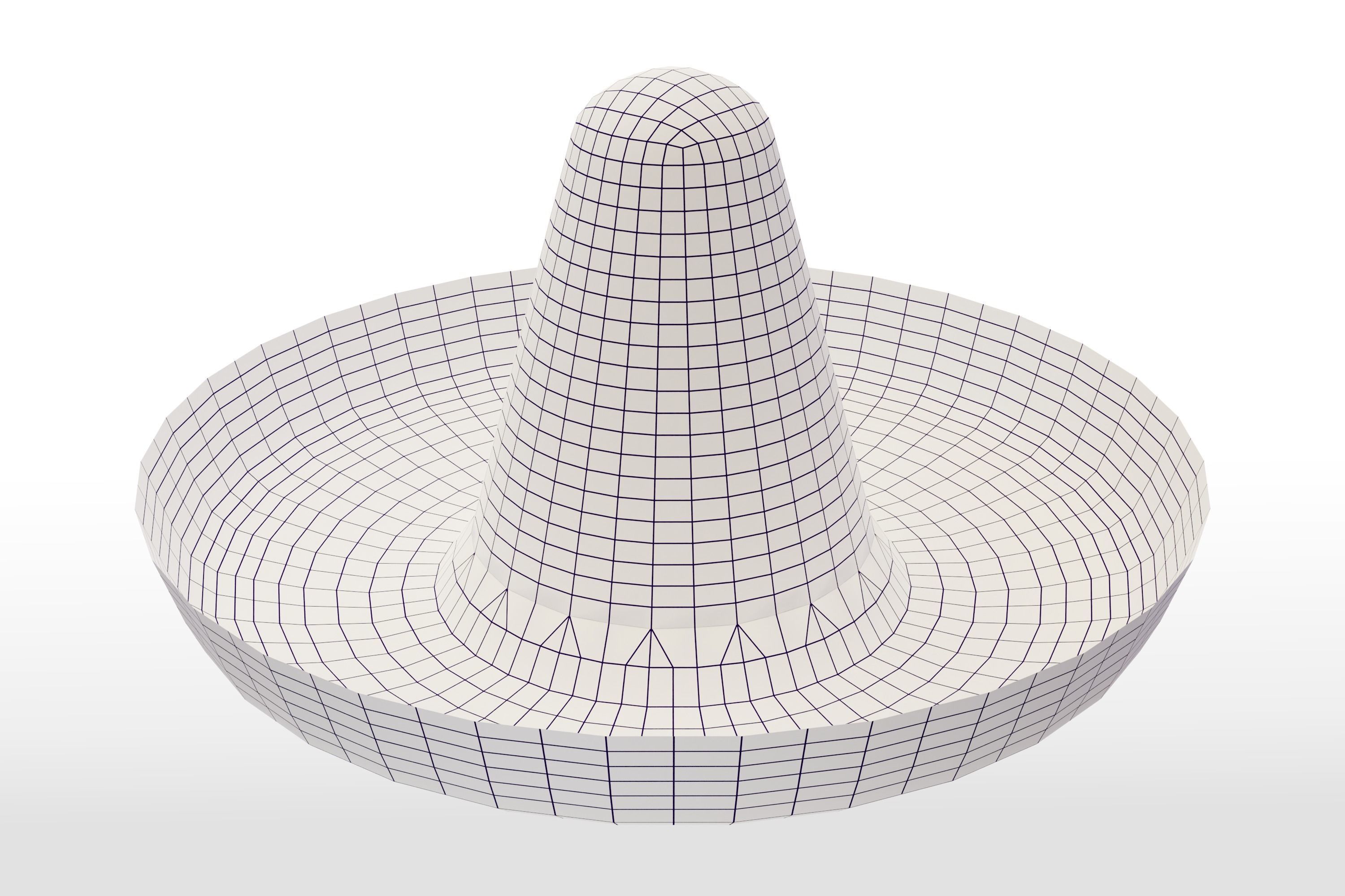 Mexican Hat 3D model_5