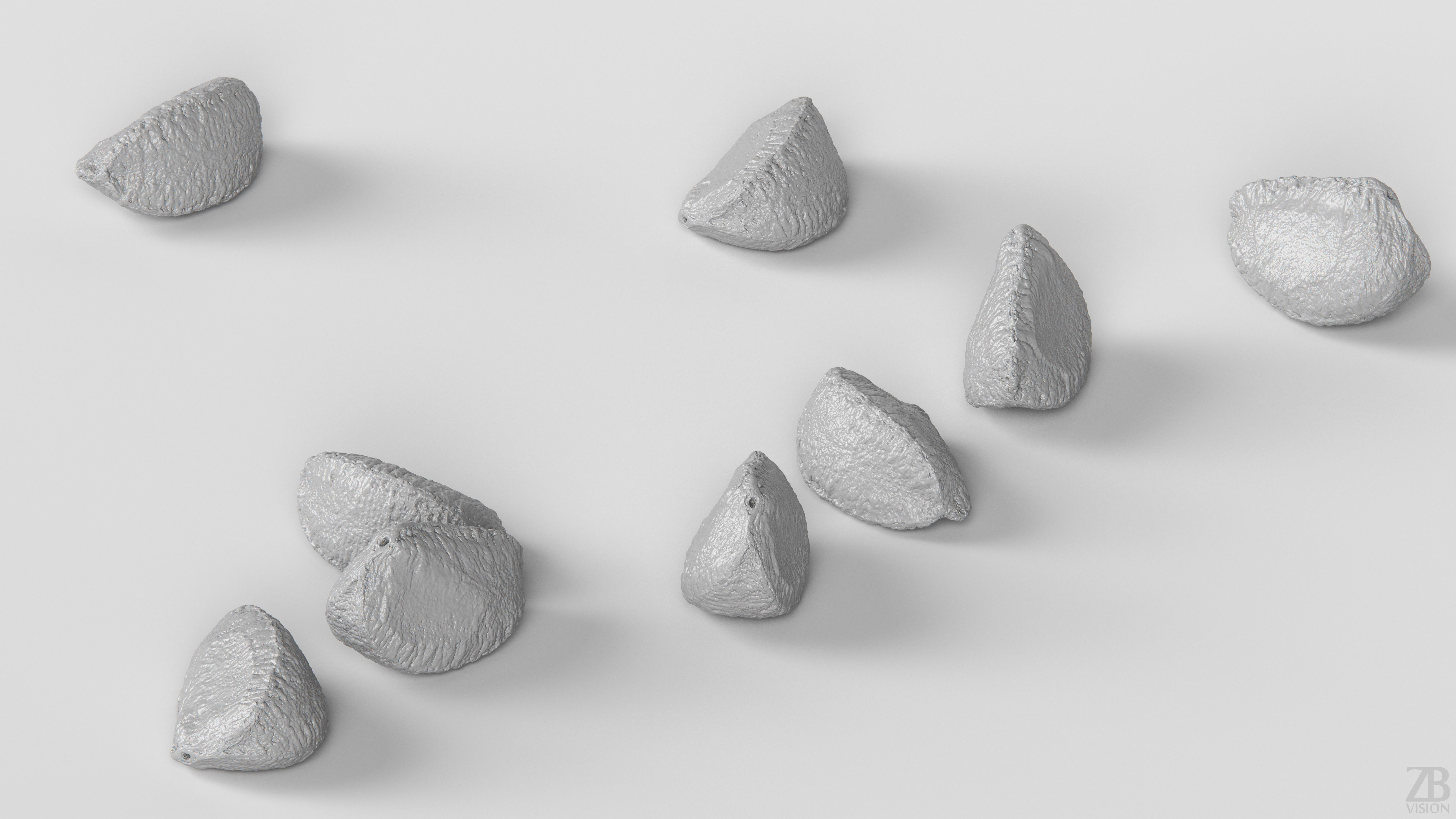 Brazil Nut 3D model_3