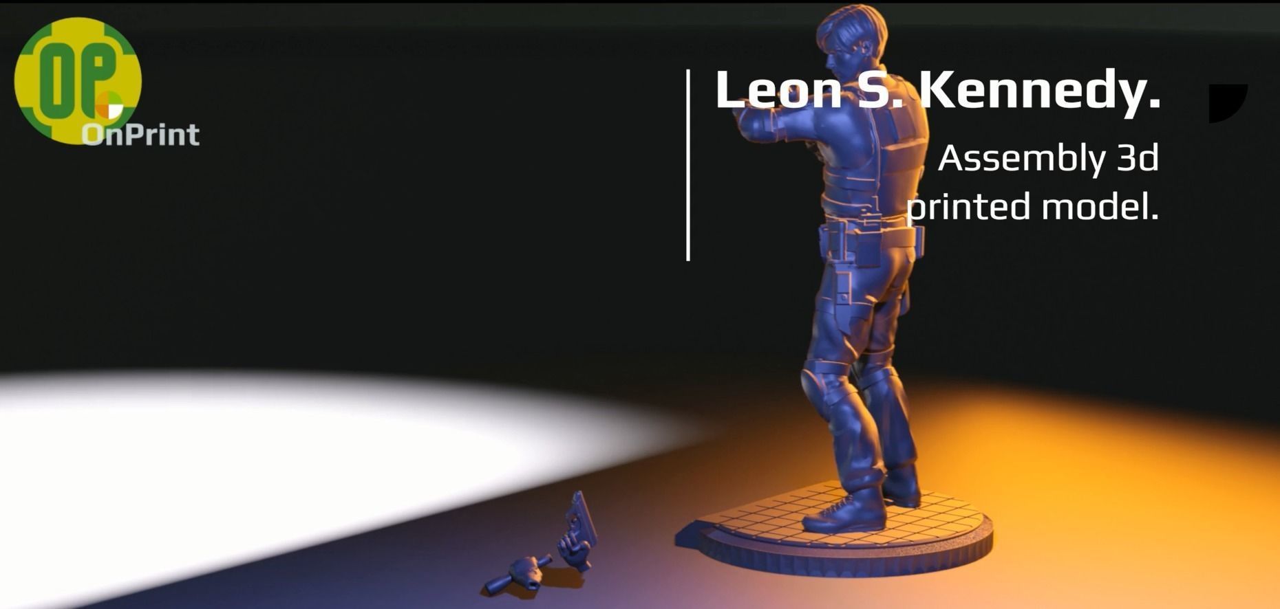 LEON S KENNEDY - Resident Evil 2 Remake - 3D print model_10