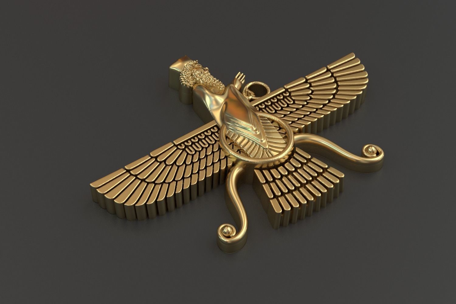 faravahar Carthage Babylon 3D print model_3