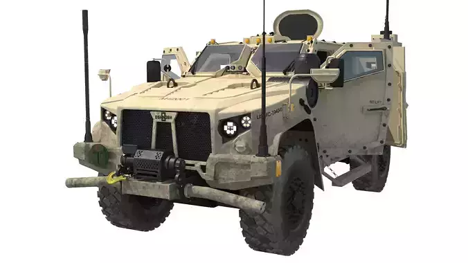 Jltv Oshkosh Low-poly 3D model