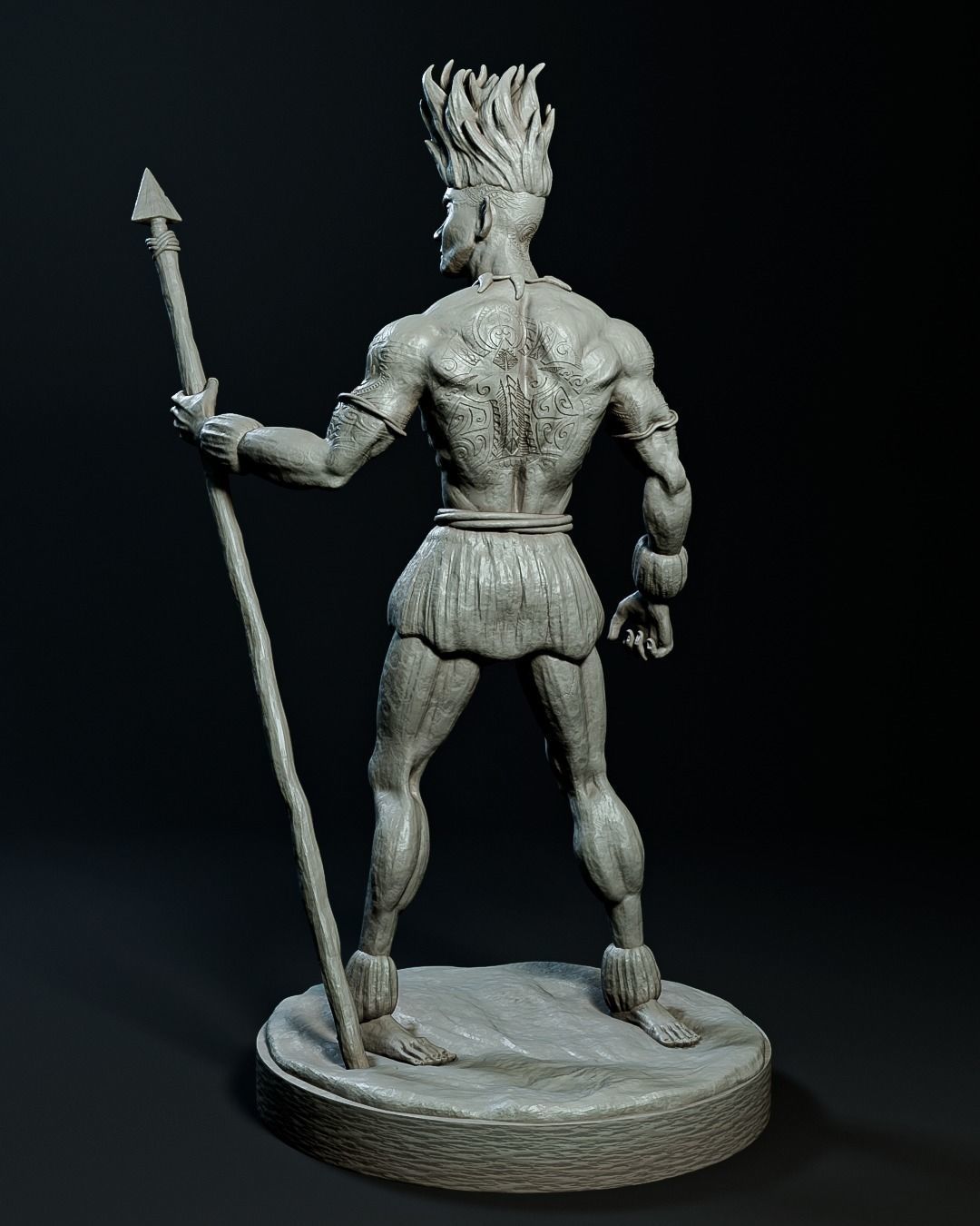 Curupira the guardian of the forest 3D print model_13