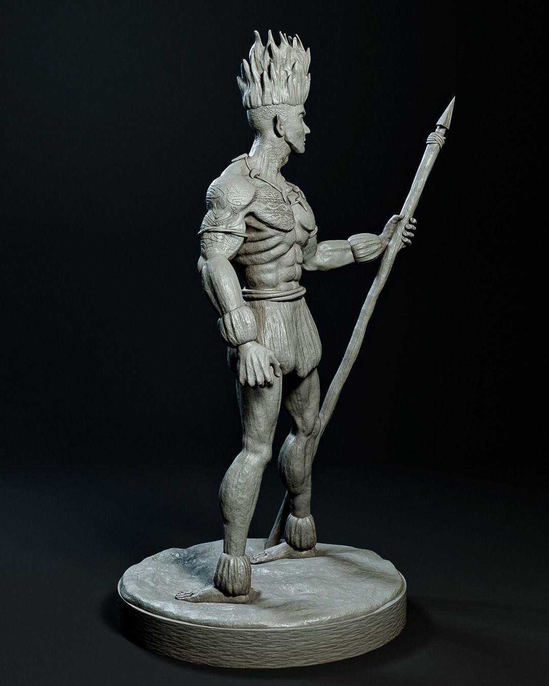 Curupira the guardian of the forest 3D print model_10