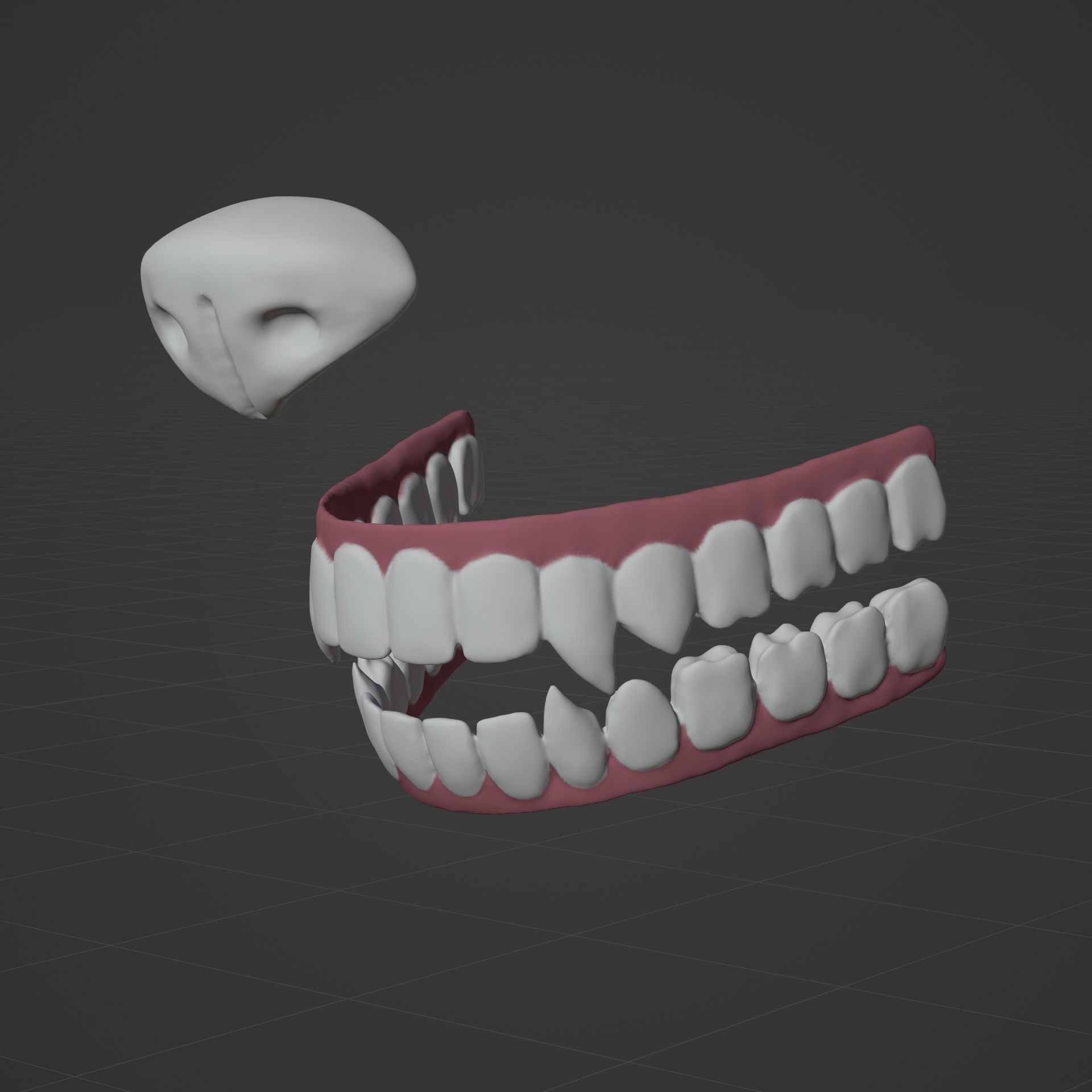 Diederich Olsen from Knights College - Furry Character Low-poly 3D model_16