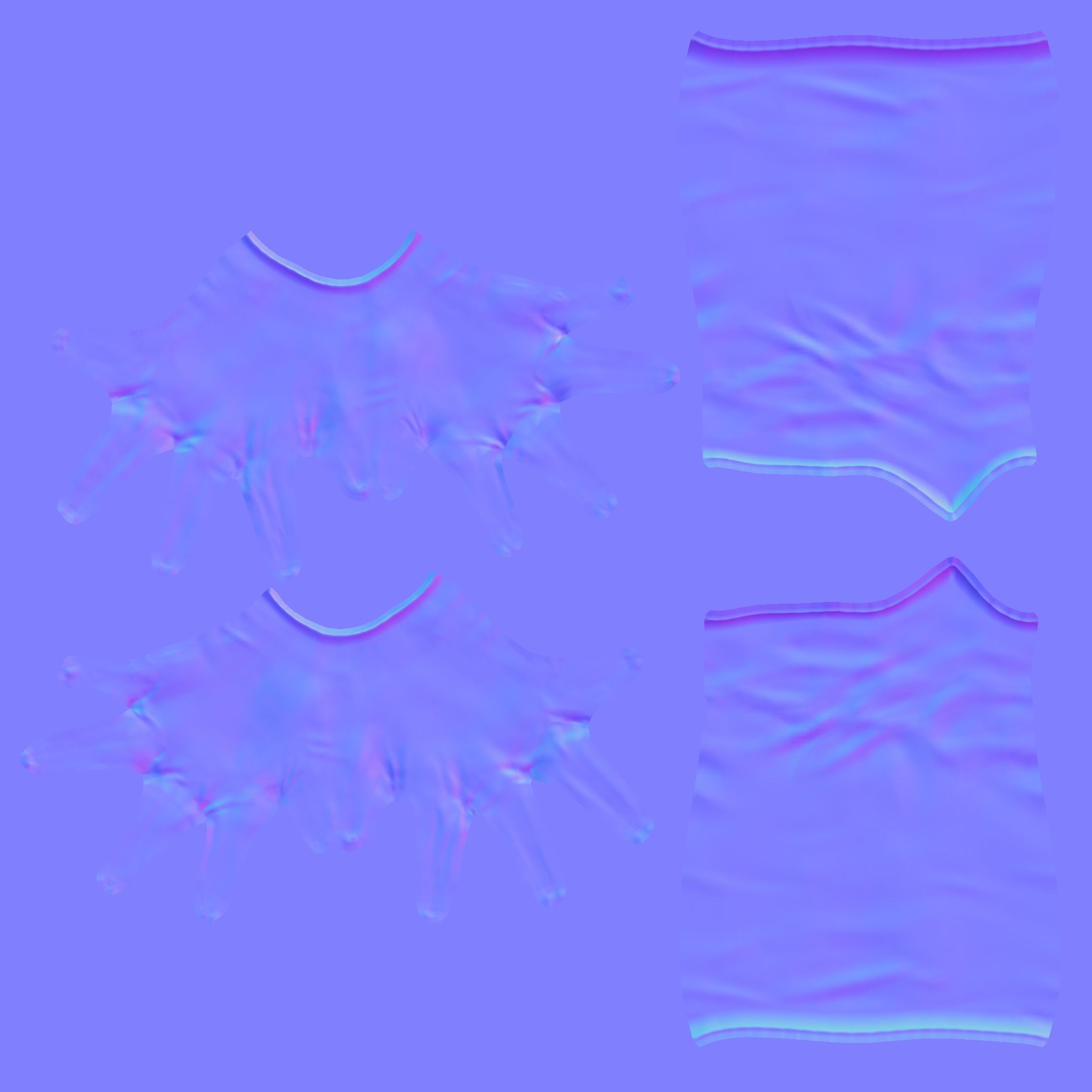 Victorian Steampunk Mini Dress Low-poly 3D model_12