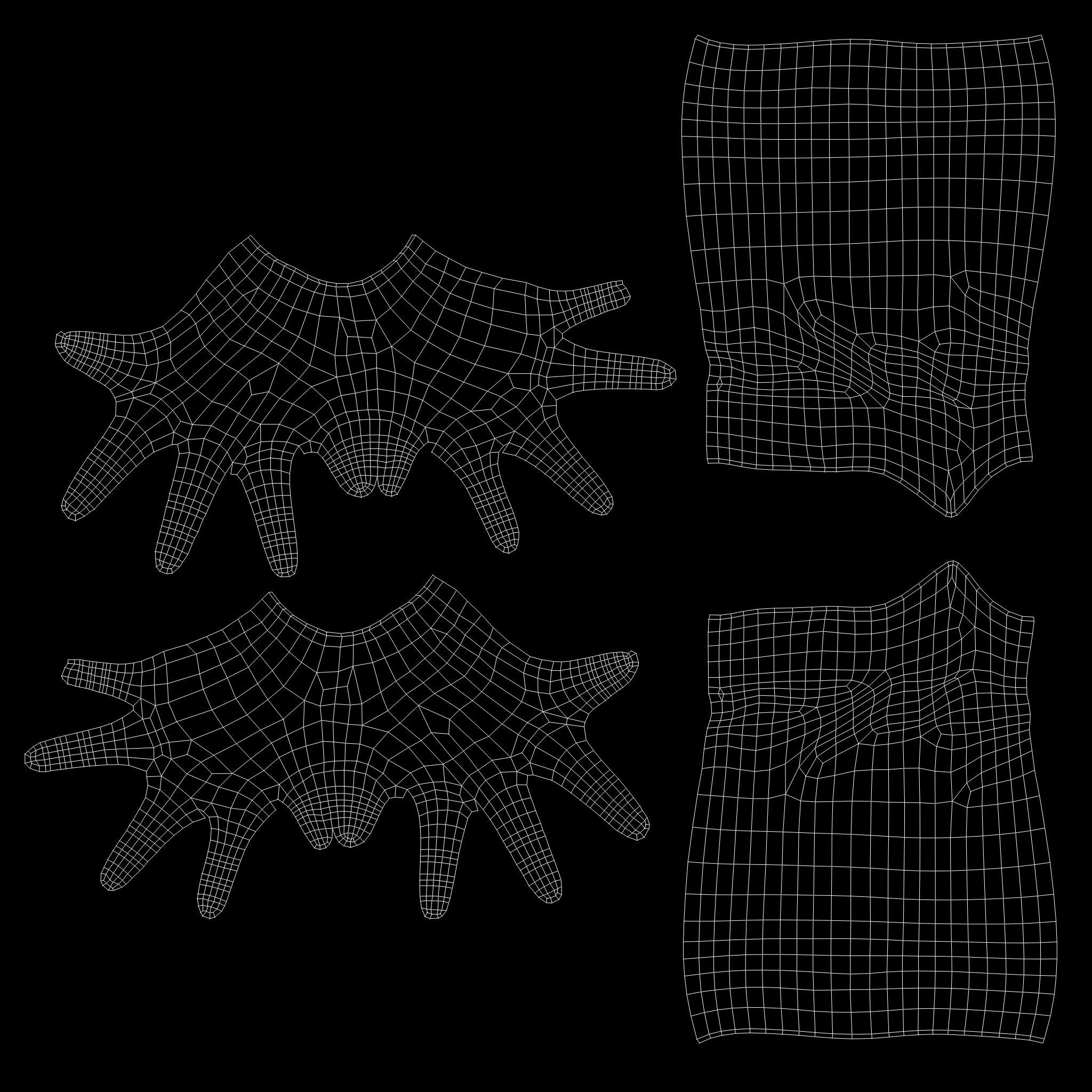 Victorian Steampunk Mini Dress Low-poly 3D model_18