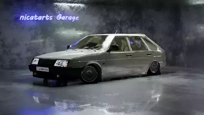 Lada vaz 2109 3D model