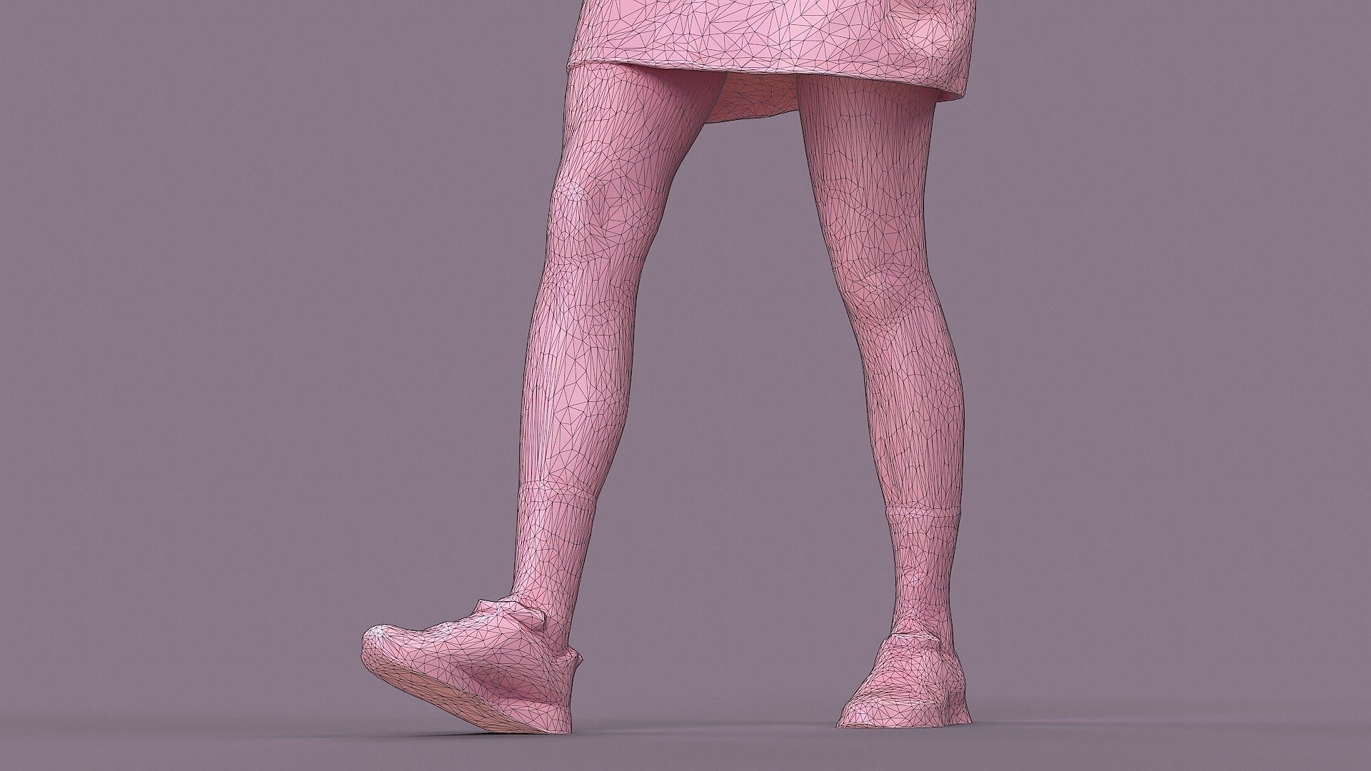 Student Girl 3D model_13