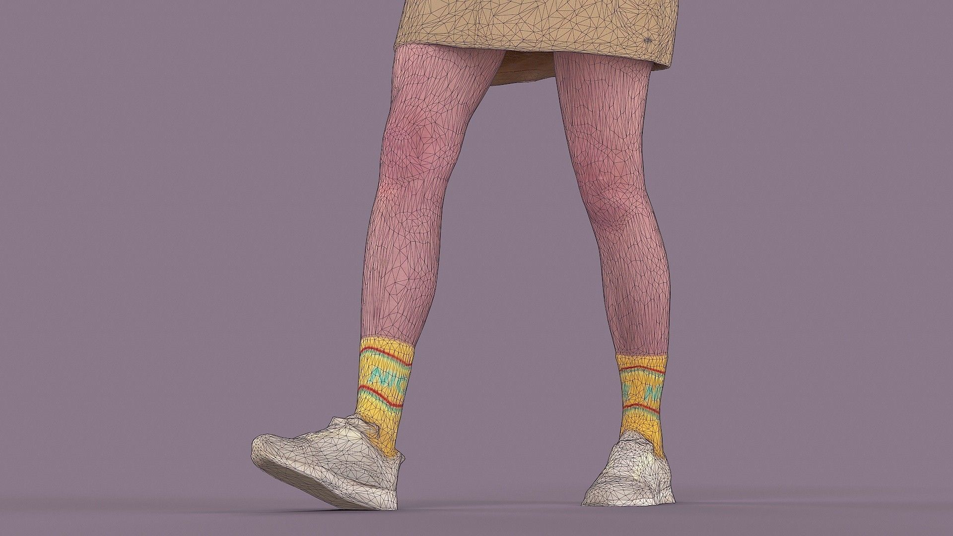 Student Girl 3D model_12