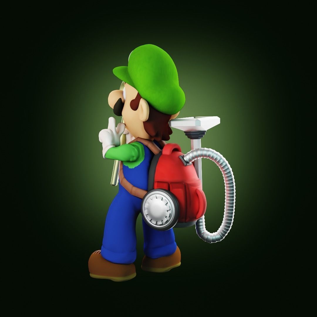 Luigis Mansion Key holder 3D print model_4