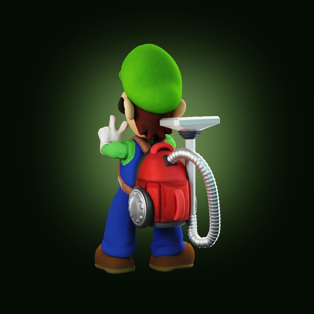 Luigis Mansion Key holder 3D print model_5
