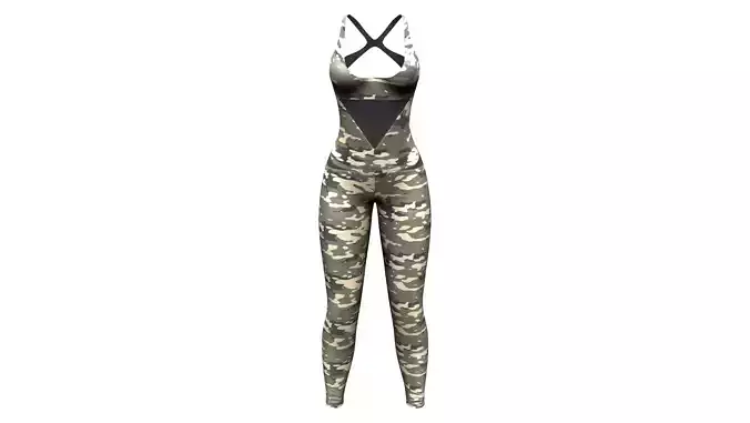 Full Camouflage Camo Body Suit
