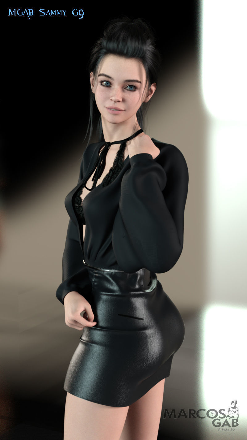 MGAB Sammy for Genesis 9 3D model_5