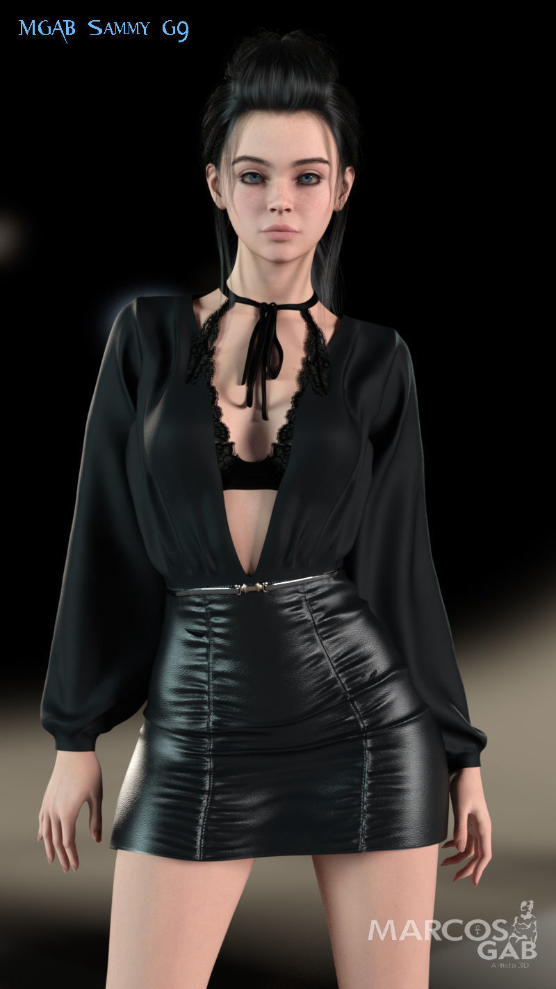 MGAB Sammy for Genesis 9 3D model_15