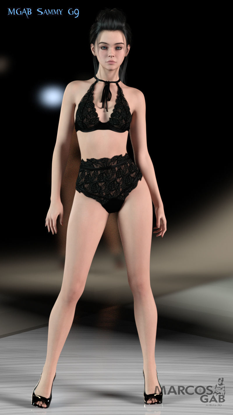 MGAB Sammy for Genesis 9 3D model_12