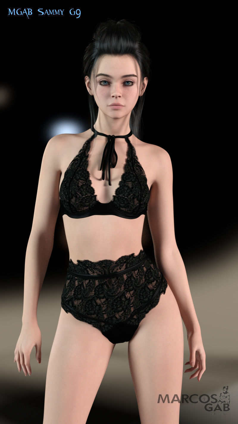 MGAB Sammy for Genesis 9 3D model_14