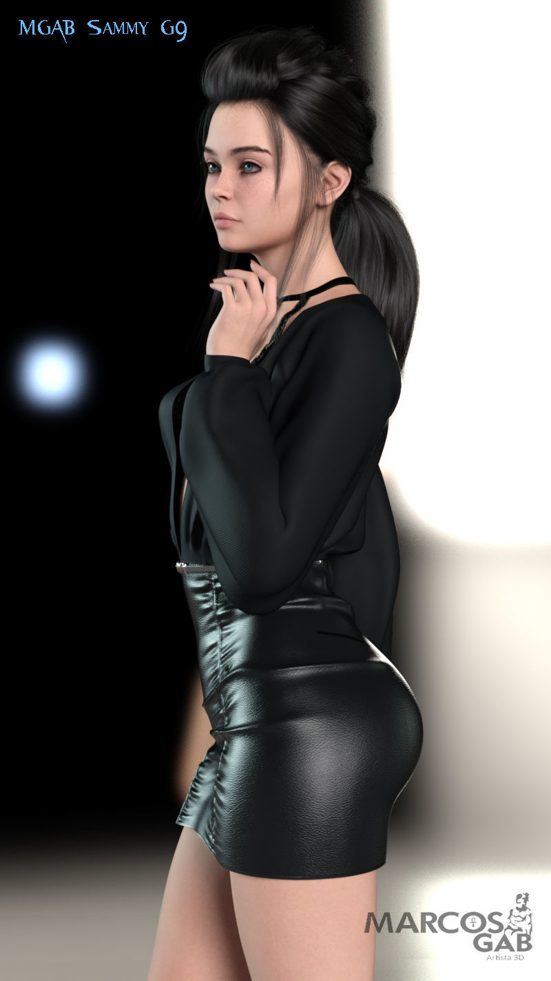 MGAB Sammy for Genesis 9 3D model_22