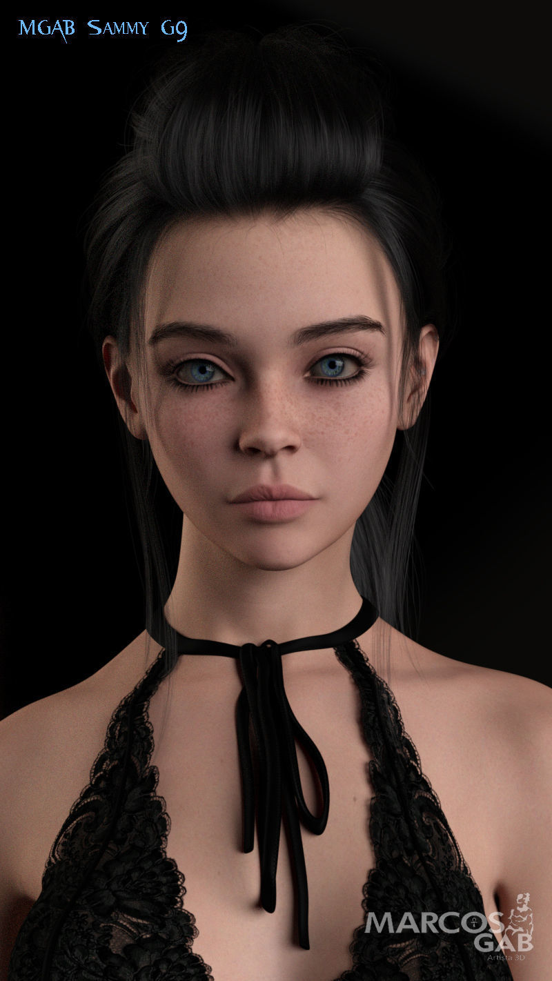 MGAB Sammy for Genesis 9 3D model_8